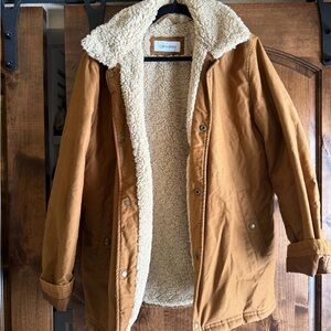 Calvin Klein Tan Sherpa Jacket